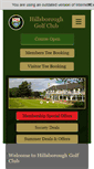 Mobile Screenshot of hillsboroughgolfclub.co.uk